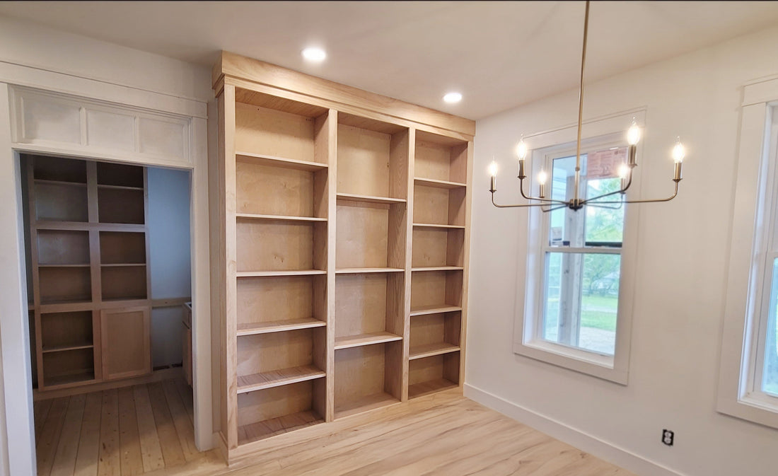 Built-In Beauty: Custom Shelving Made to Paint and Make Your Own